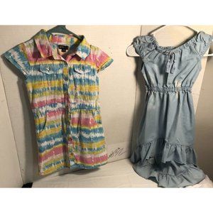 Lot of 2 Girls 5/6 Dresses Dollhouse & Girls Brand
